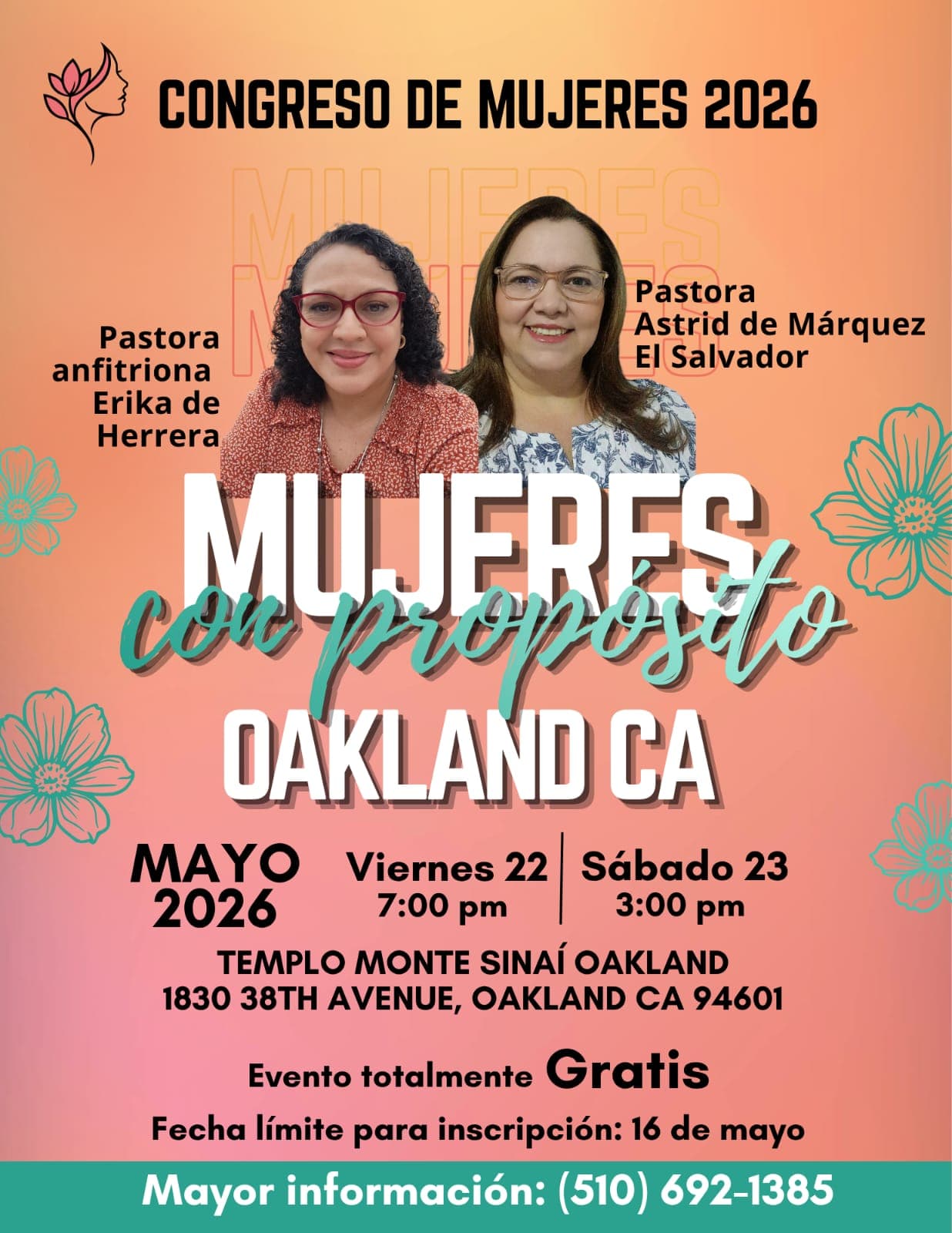 Afiche: Congreso de Mujeres